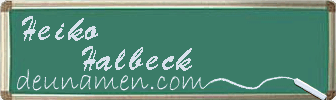 Heiko Halbeck Visitenkarte